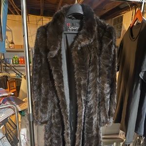 Kotsovos Black mink fur coat